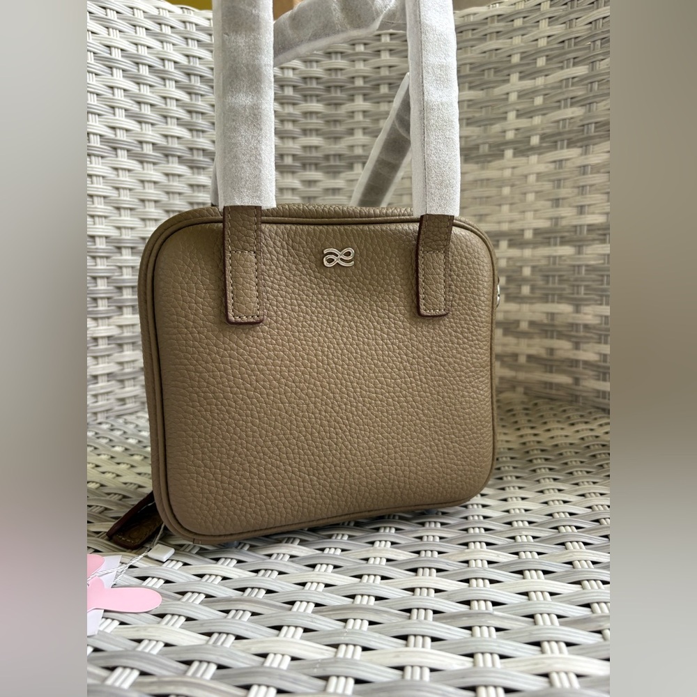 HOUSE OF LITTLE BUNNY MEMO GENUINE LEATHER TAN TAUPE